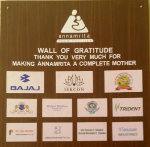 Annamrita- Wall of grattitude